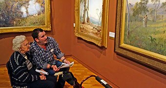 Alzheimer's arts therapy tour at the National Gallery