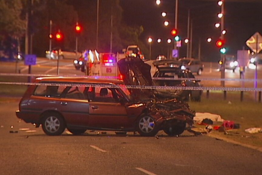 Crash outside Canberra Hospital