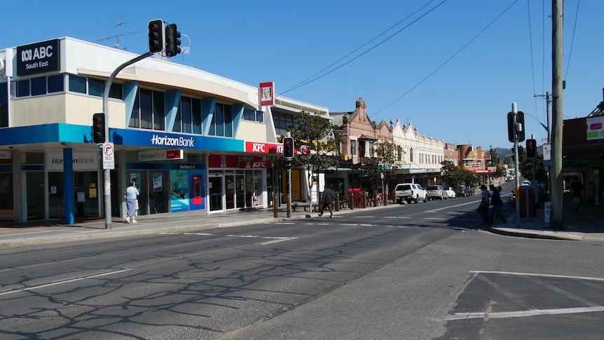 a picture of Bega's main street