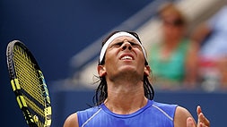 Pack your bags... Rafael Nadal bowed out in four sets