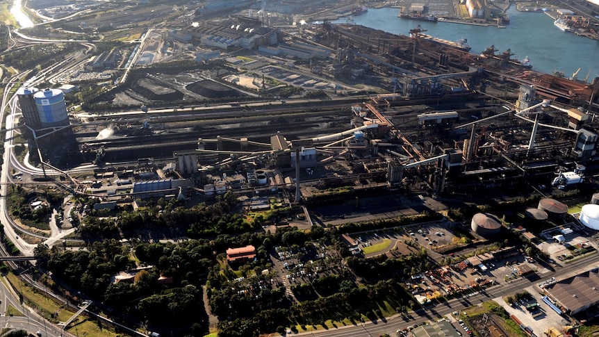 The Port Kembla steelworks