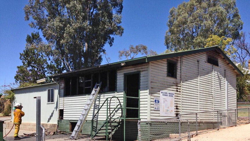 Fire gutted an art classroom of Waikerie primary school.