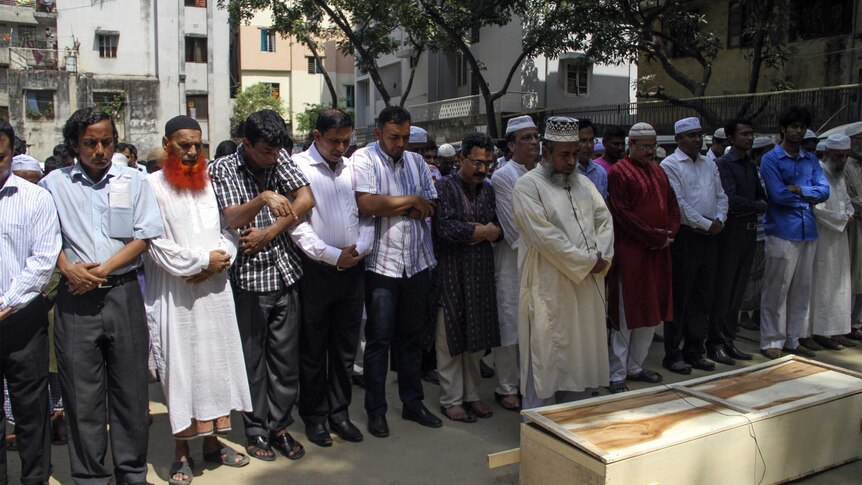 Funeral of Bangladeshi activist Xulhaz Mannan