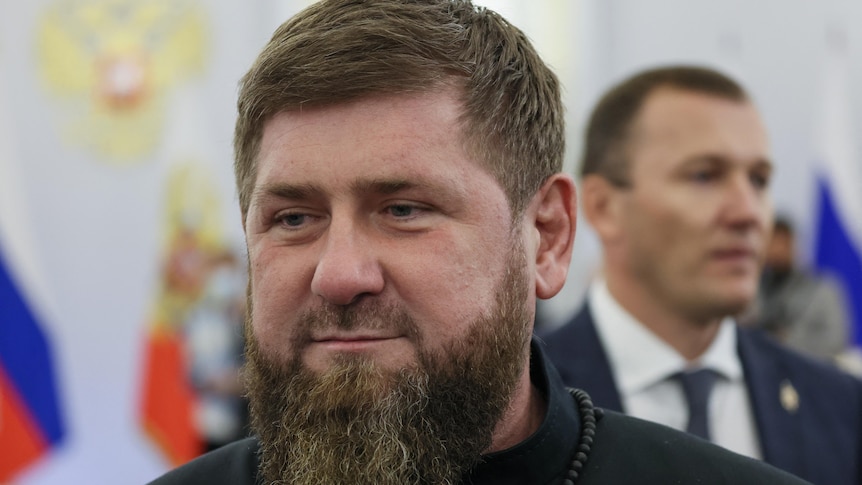 Chechnya leader Ramzan Kadyrov attends a ceremony formally annexing four regions of Ukraine.