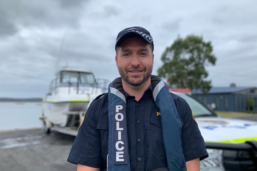 Tasmania water police officer Will Broadbridge.