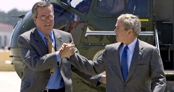 Jeb Bush and George W Bush