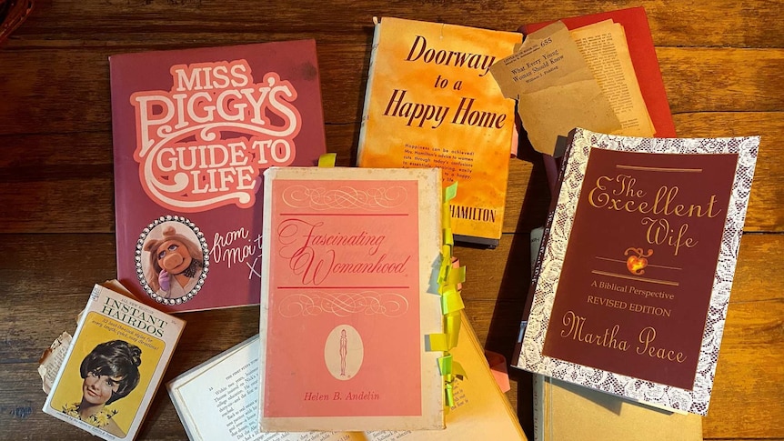 Books lying on a table