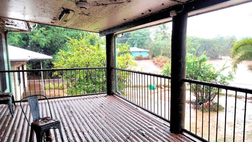 Flooding went right up to the ceiling of this two-storey home in Wujal Wujal