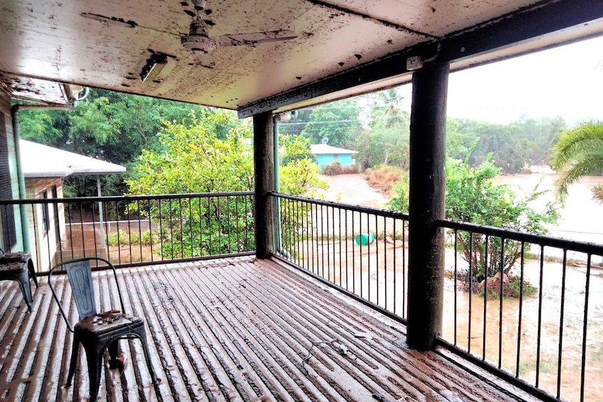 Flooding went right up to the ceiling of this two-storey home in Wujal Wujal