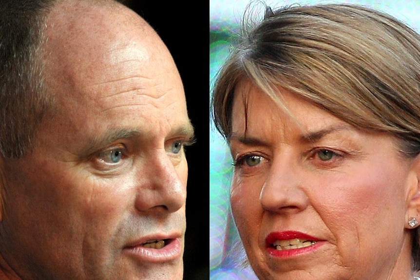 Campbell Newman and Anna Bligh