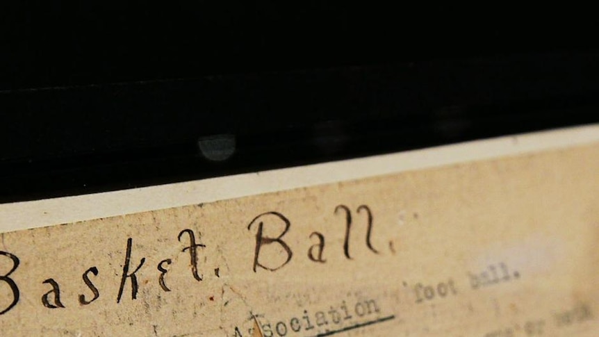 Where it all started ... James Naismith's original rules sold for $4.3 million.
