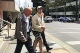 Colin Martin leaving court on October 30, 2017