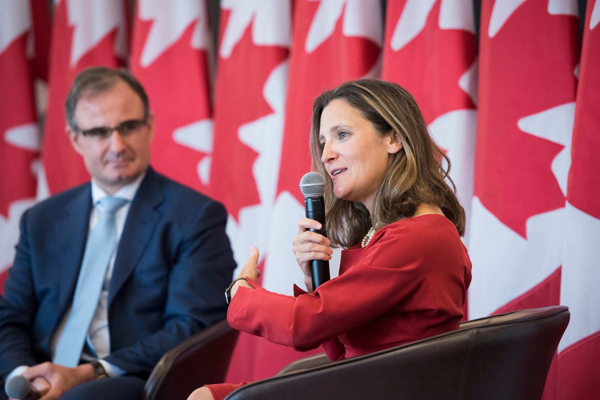 Canada's Foreign Minister Chrystia Freeland Explains Why Trudeau Fired ...