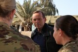 Tony Abbott speaks to ADF personnel