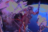 Winter Olympic torch goes on first ever spacewalk