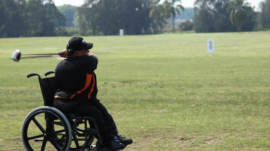 5. Longest golf shot (seated)