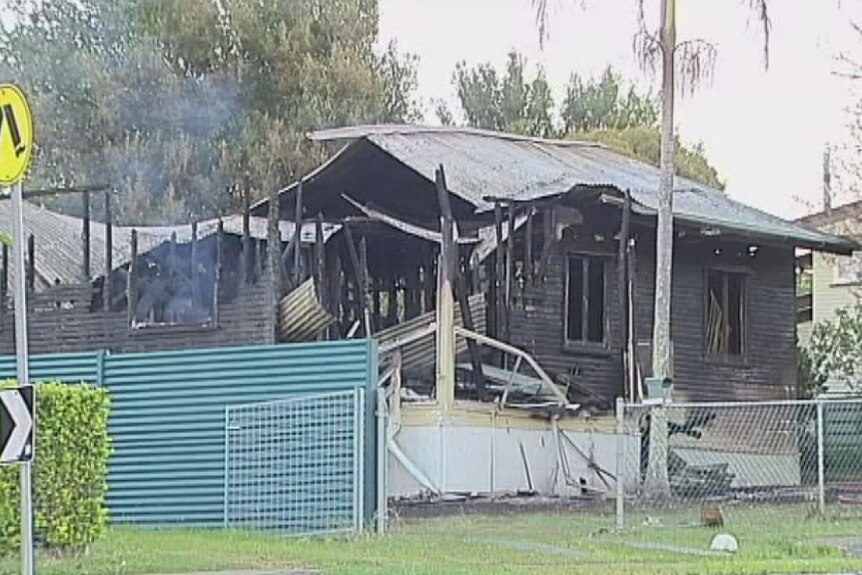 House destroyed by fire