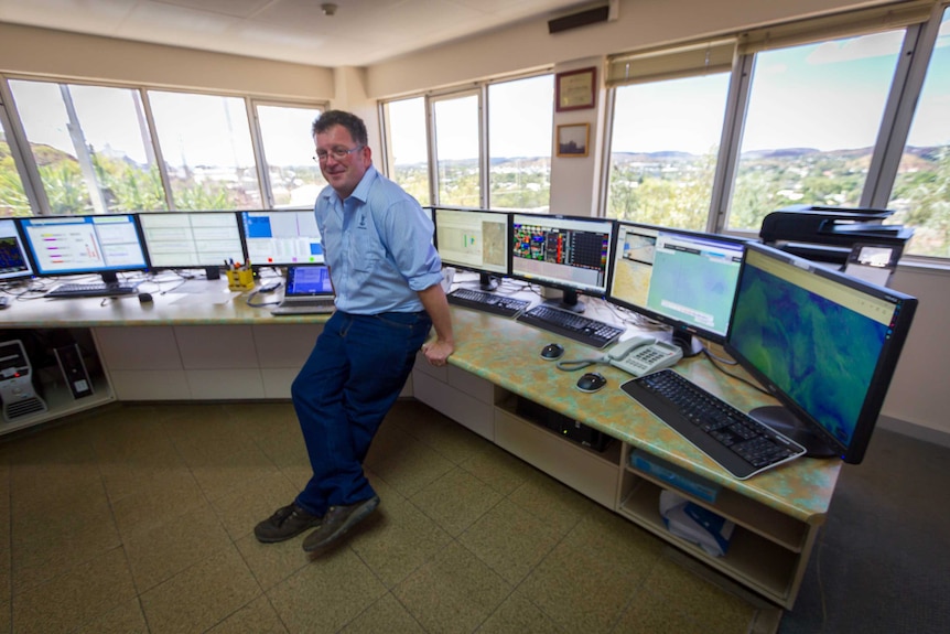 Matthew Meere, superintendent of air quality and technical instruments at Mount Isa Mines.