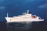 The USNS Bowditch, an oceanographic survey ship.