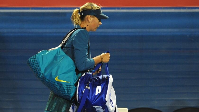 Sharapova said the result was a combination of a lack of confidence and a relentless opponent.