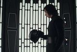 Adam Driver as Kylo Ren in Star Wars: The Last Jedi.