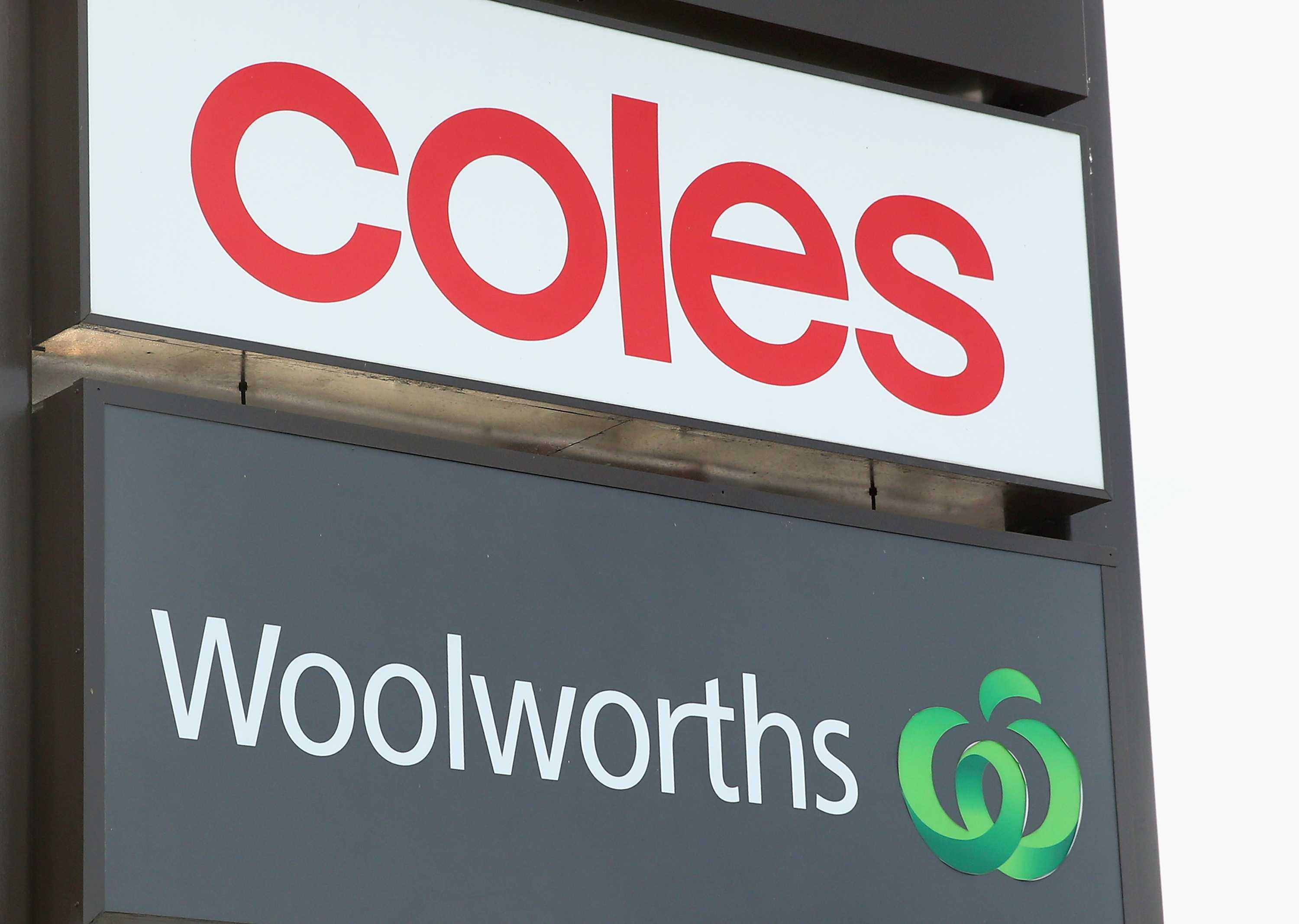 Coles and Woolworths
