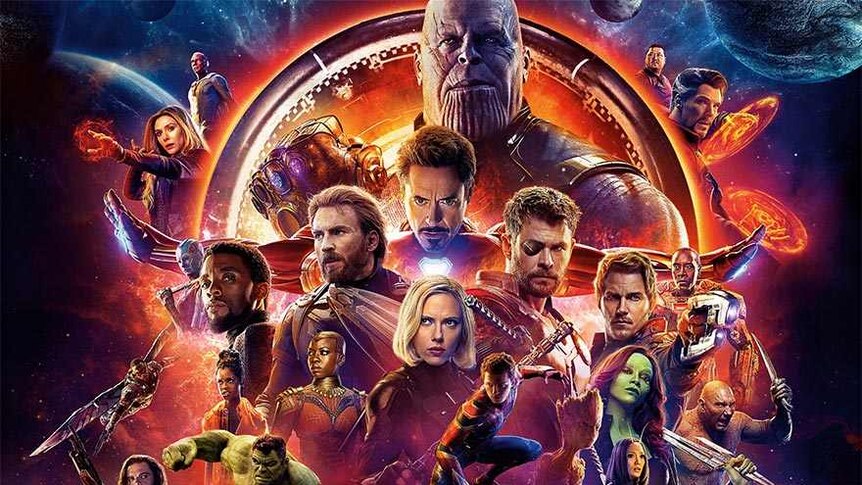 Avengers Infinity War poster.