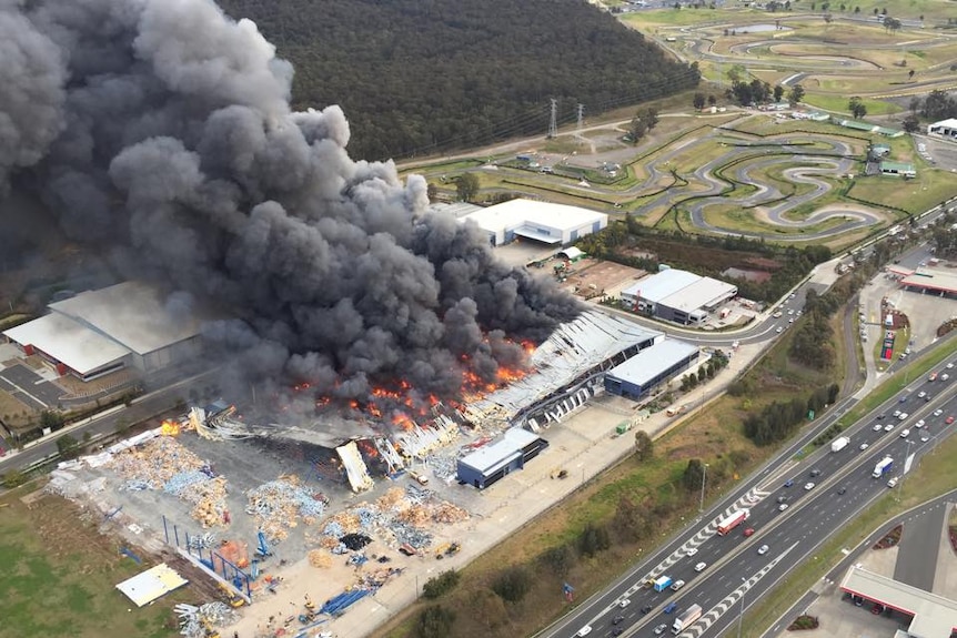 Sydney factory fire