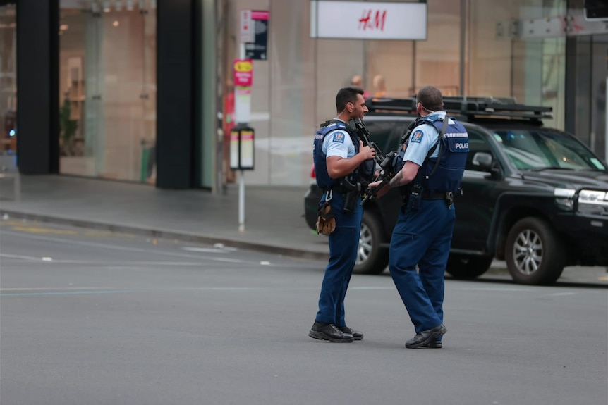 Police at Auckland shooting