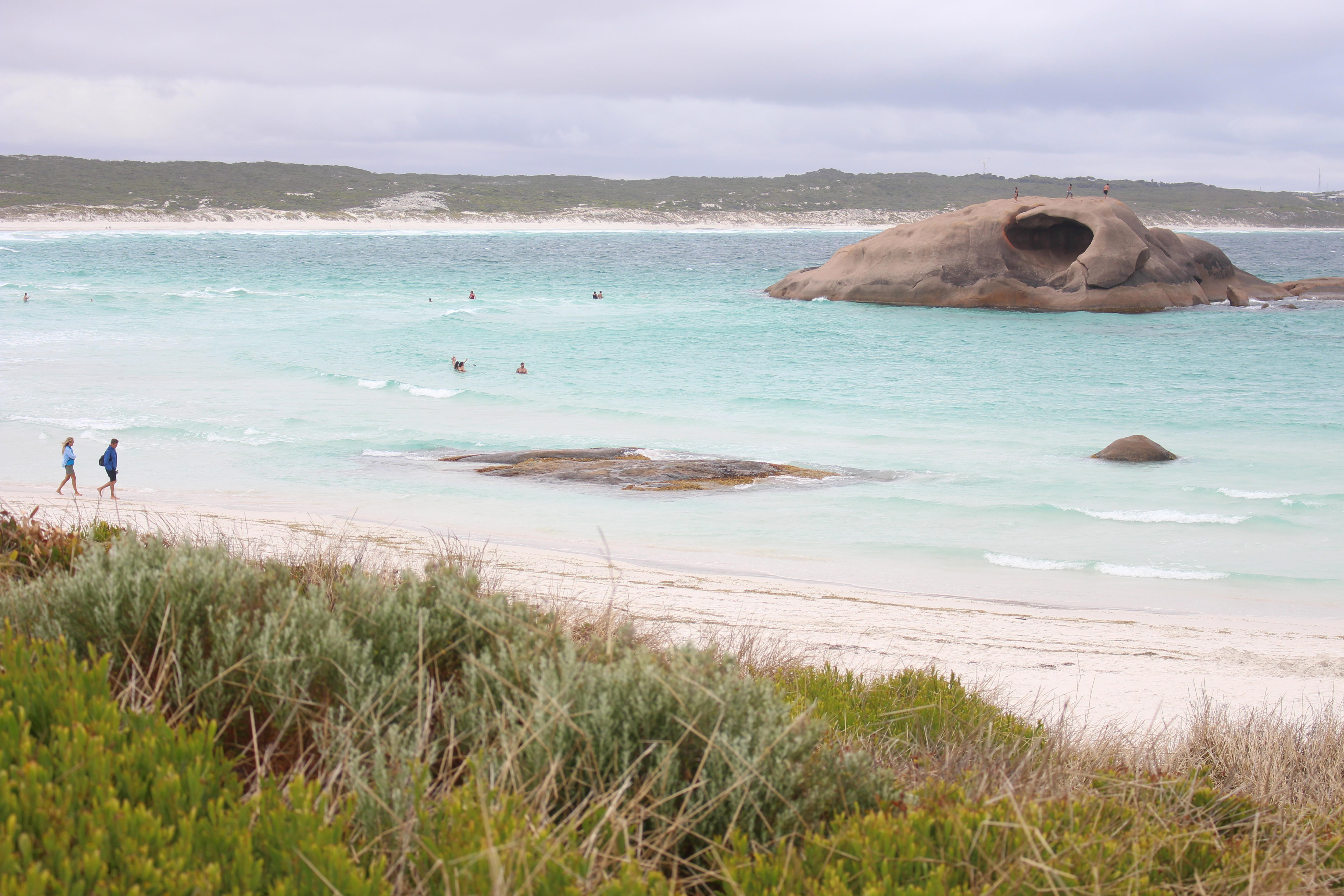 Lots of people at the beach
