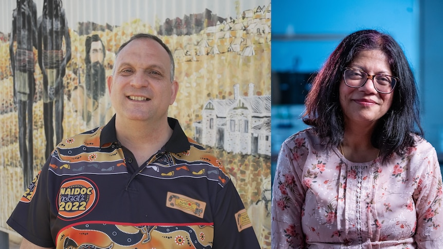 Two winners of the Prime Minister’s Prizes for science teaching George Pantazis and Veena Nair