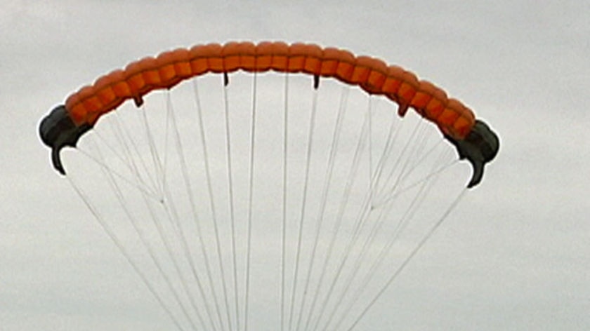 Jerry Farsoun travelled more than 12,000 kilometres in his motorised parachute.