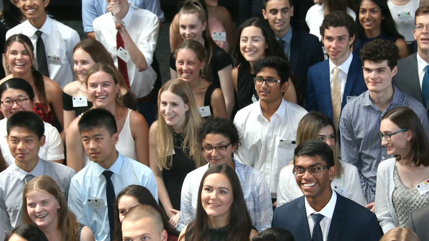 Group of young people.