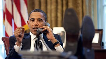 File photo: Barack Obama in the Oval Office (The White House)