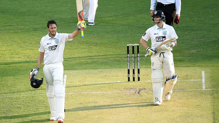 Kurtis Patterson celebrates a century for NSW