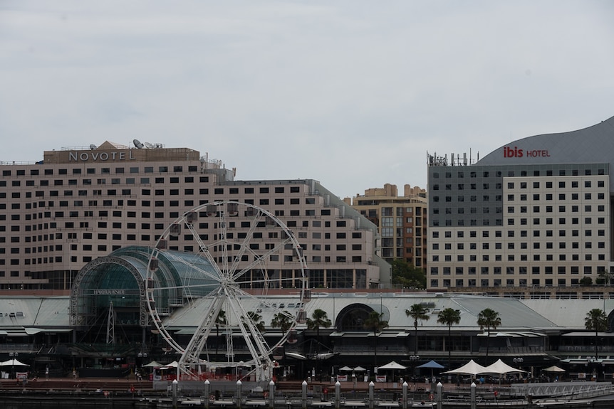 Two large hotels in Sydney.