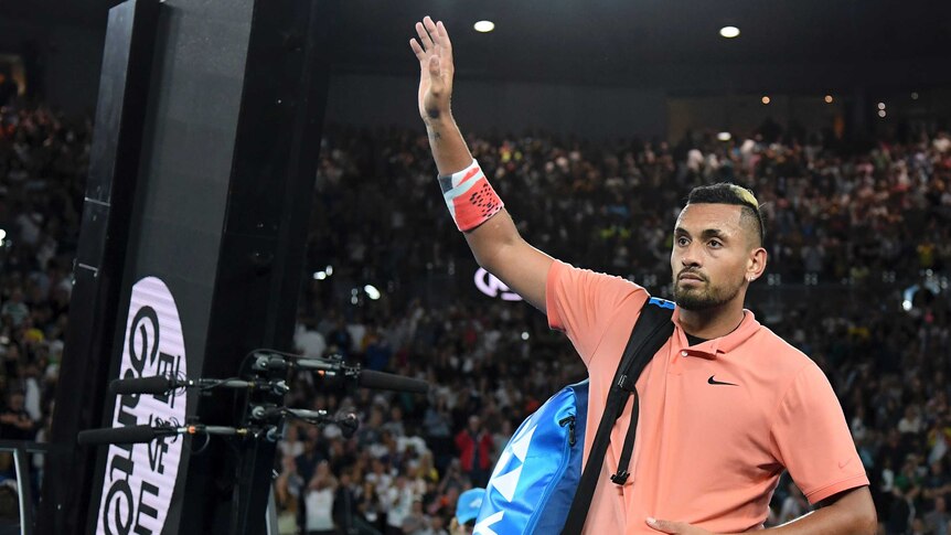 Nick Kyrgios warms up for Australian Open in Kobe Bryant jersey (video) -  NBC Sports