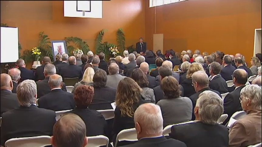 Hundreds attend Darryl Gerrity's memorial service.