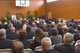 Hundreds attend Darryl Gerrity's memorial service.