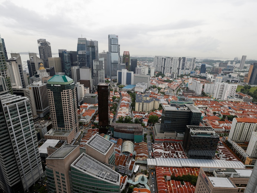 Tall buildings against the sky