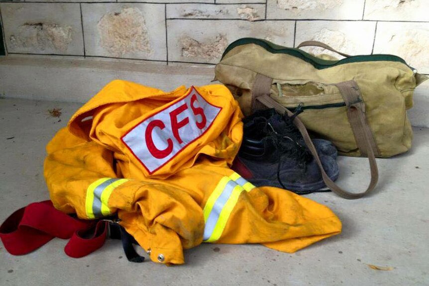 Volunteer firefighting uniform and gear
