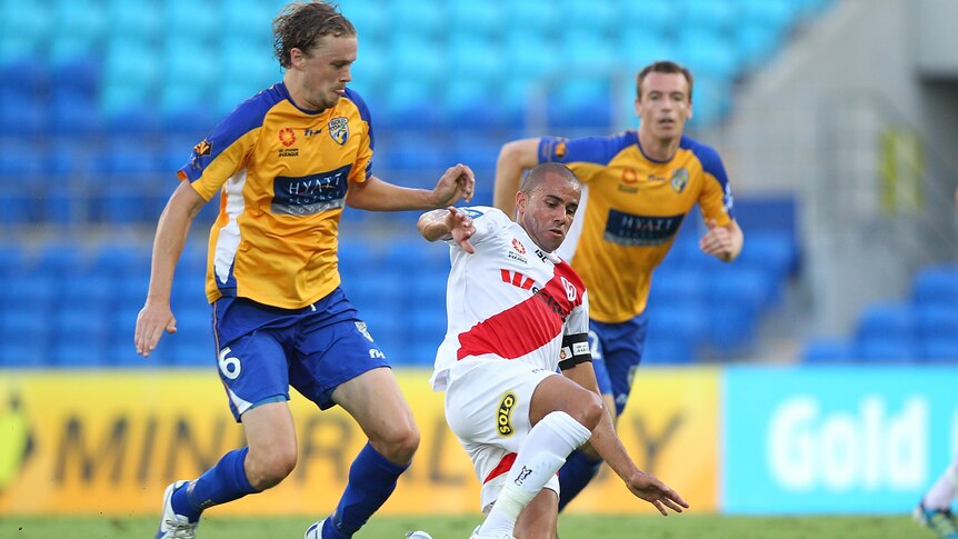 Paul Beekmans (L) has been released by Gold Coast United