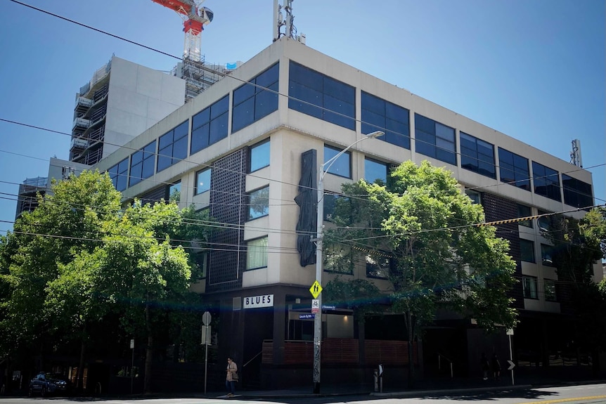 The outside of the Park Hotel in Melbourne.