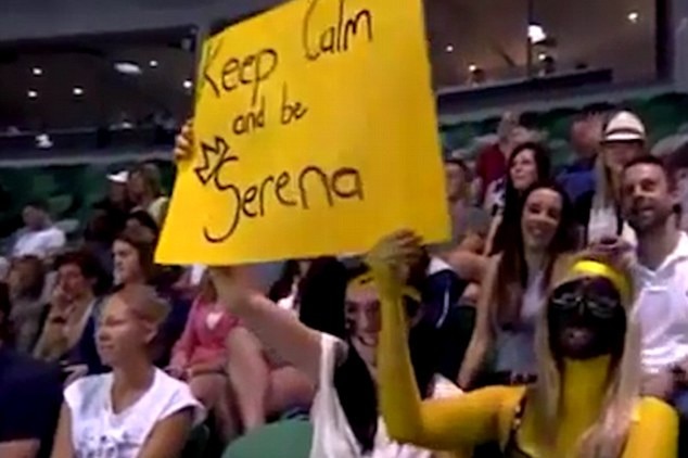 Blackface at Serena Williams match.