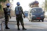 Peacekeeping ... UN troops are arriving in south Lebanon.