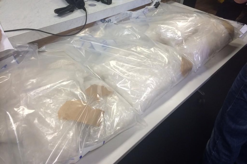 28kgs of the drug suspected to be ice seized by ACT Policing.