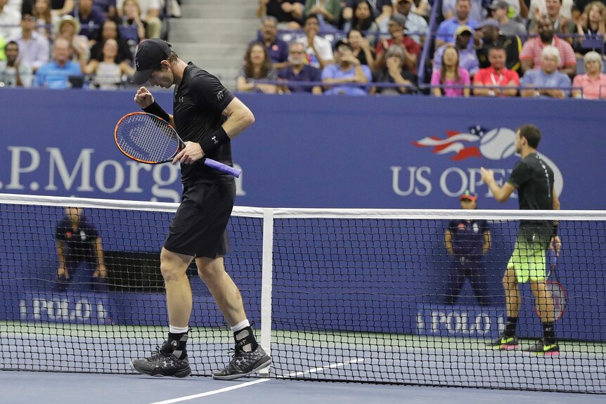 Andy Murray beats Grigor Dimitrov at the US Open