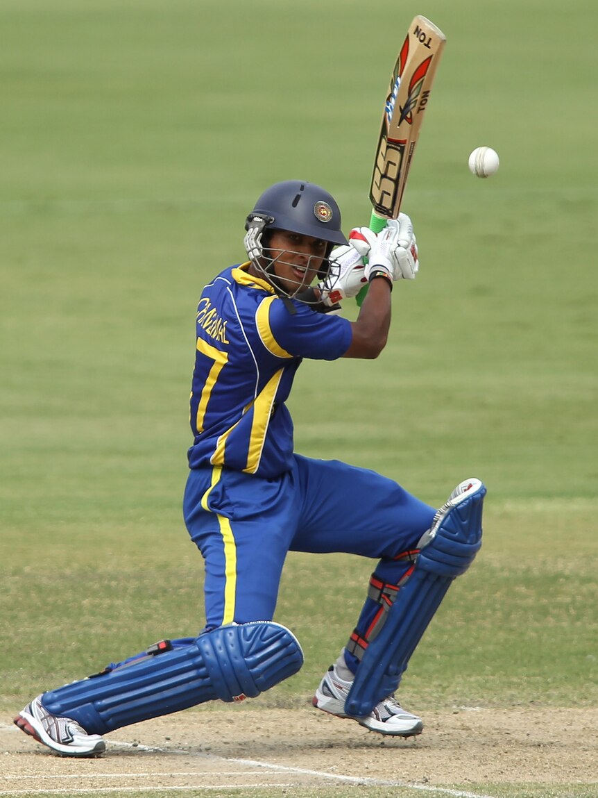 Chandimal hits out for Sri Lanka