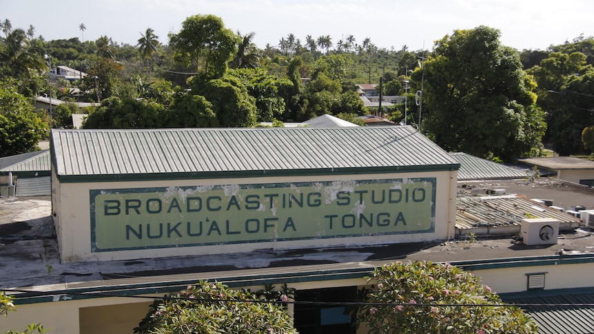 The old Tonga Broadcasting Commission in Nuku’alofa, right next door to the new building
