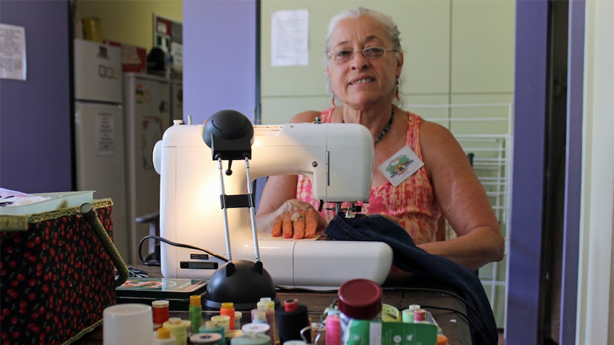 Josie Delle Baite is the volunteer seamstress for the Maleny Fix-It Cafe.